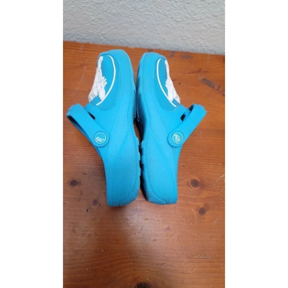 Crocs Youth J3 Aqua Dinosaur‎ Clogs Heel Strap Casual Relax